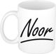 Bellatio Decorations Noor Naam koffiemok - wit