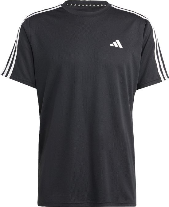 adidas Performance Train Essentials 3-Stripes Training T-shirt Heren Zwart XL