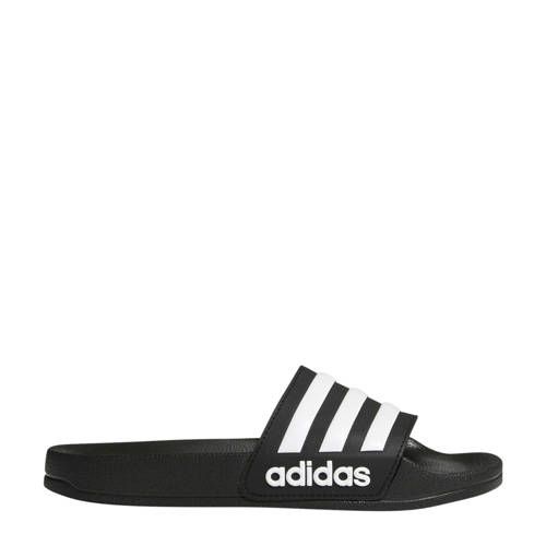 Adidas performance adilette shower badslippers zwart/wit