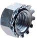 Bofix Moer Met Tandring M6 Staal Zilver Per 100 Stuks