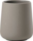Zone Denmark Nova One Tandenborstelbeker - Aardewerk - Taupe - 10 x 8.5 cm