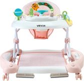 VEVOR Marcheur pour bébé 5-en-1, Rose