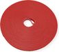 VALUE Klittenband op rol, 10mm, rood, 25 m