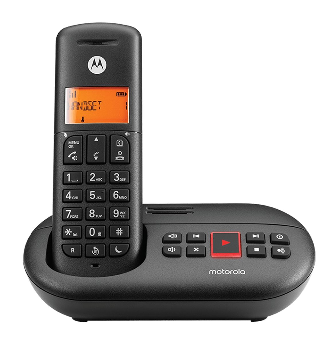 Motorola E211 DECT telefoon - Zwart - Nummerherkenning - Antwoordapparaat