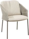4 Seasons Outdoor Florence dining chair terre with 2 cushions