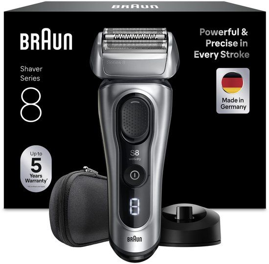 Braun Series 8 8617S Elektrisch Scheerapparaat - Zilver