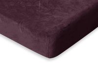 Eleganzzz Hoeslaken 200 gr/m2 Flanel Fleece Bordeaux 140x200 cm
