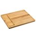 KESPER Snijplank eikenhout | FSC-gecertificeerd | met uitsparing | BIOFA-olie vochtafstotend | 45 × 36 × 2,5 cm | 49301