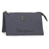 Pepe Jeans Corin portemonnee met drie vakken, grijs