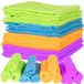 Ruhhy Microvezeldoekjes - 12 stuks - 30 x 30 cm - Kleurenmix