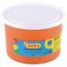 Jovi Finger Paint, Vingerverf, 500 ml, Oranje, 100% afwasbaar, Op basis van natuurlijke ingrediënten, Glutenvrij (56106)