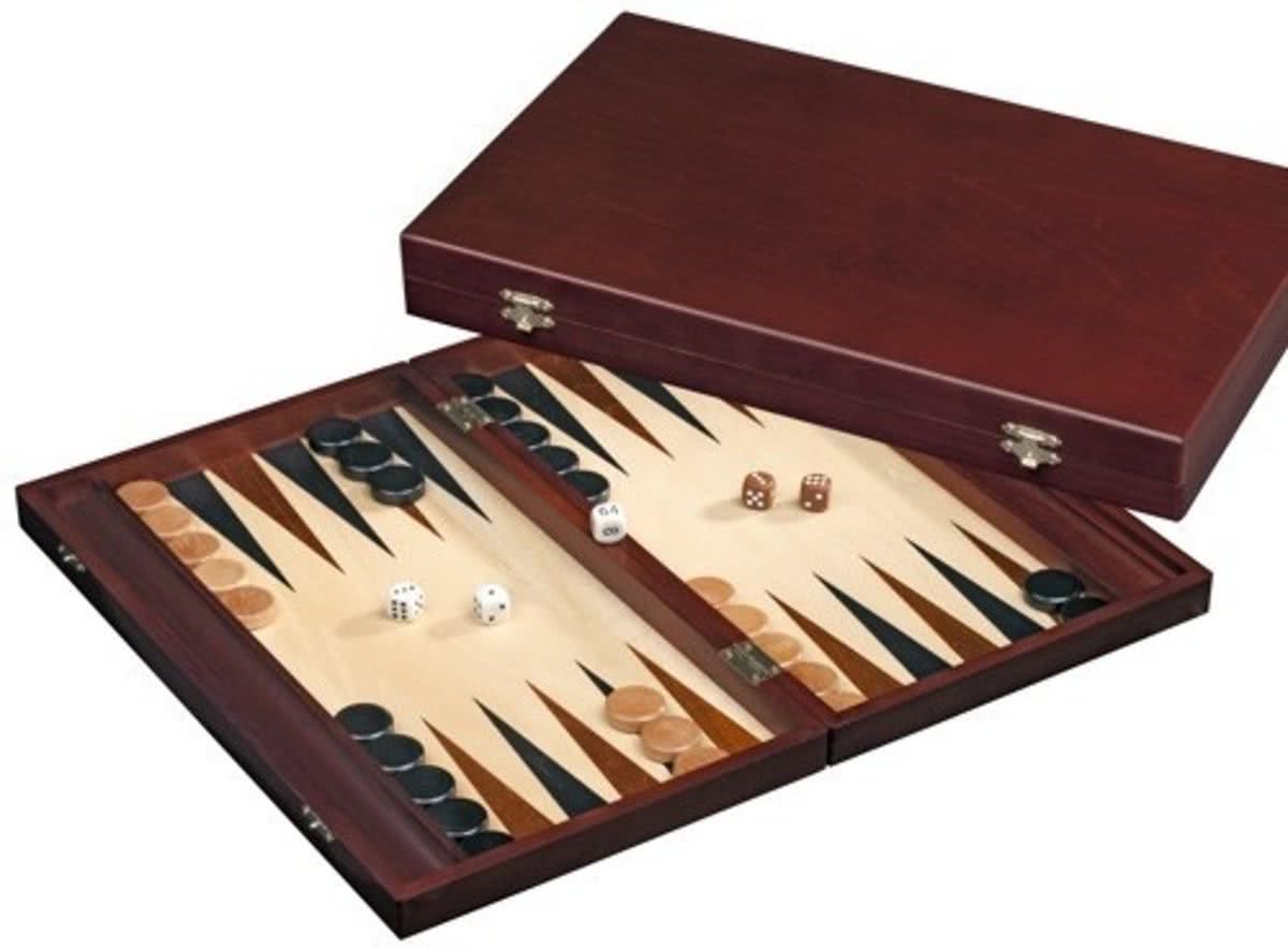 Philos Backgammon Tilos large - MDF casette - 41 x 24 x 5 cm