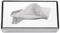 Semy Top ST-88688 tafel en wanddispenser voor cosmeticadoeken, chroomkleurig 255 x 140 x 60 mm