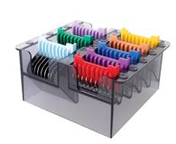Wahl 5-in-1 Attachement Comb Set, 3-25mm, #1-8, 5-In-1 Blades, roestvrij staal, gekleurde set, professionele opzetkammen voor tondeuses