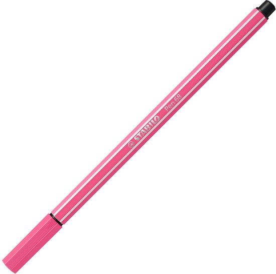 STABILO Pen 68 Viltstift - Roze - Per Stuk
