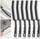 Unyqoos® Set de 6 brosses de nettoyage ergonomiques pour joints et coins étroits