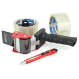 Rapesco 1557 Taperoller 960 met 2 Rollen Transparant Verpakkingstape | Antibacteriële Bescherming Germ-Savvy
