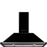 Smeg KT110BLE - Zwarte Muurmontage Afzuigkap - 554 m³/uur - A Energieklasse
