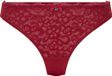 Hunkemöller Dames Lingerie String Marine - Rood - maat M