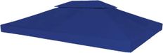 vidaXL Prieeldak 4x3m Blauw