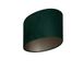 Uniqq Ovale Lampenkap velour donkergroen 35 x 23 cm – 18 cm hoog