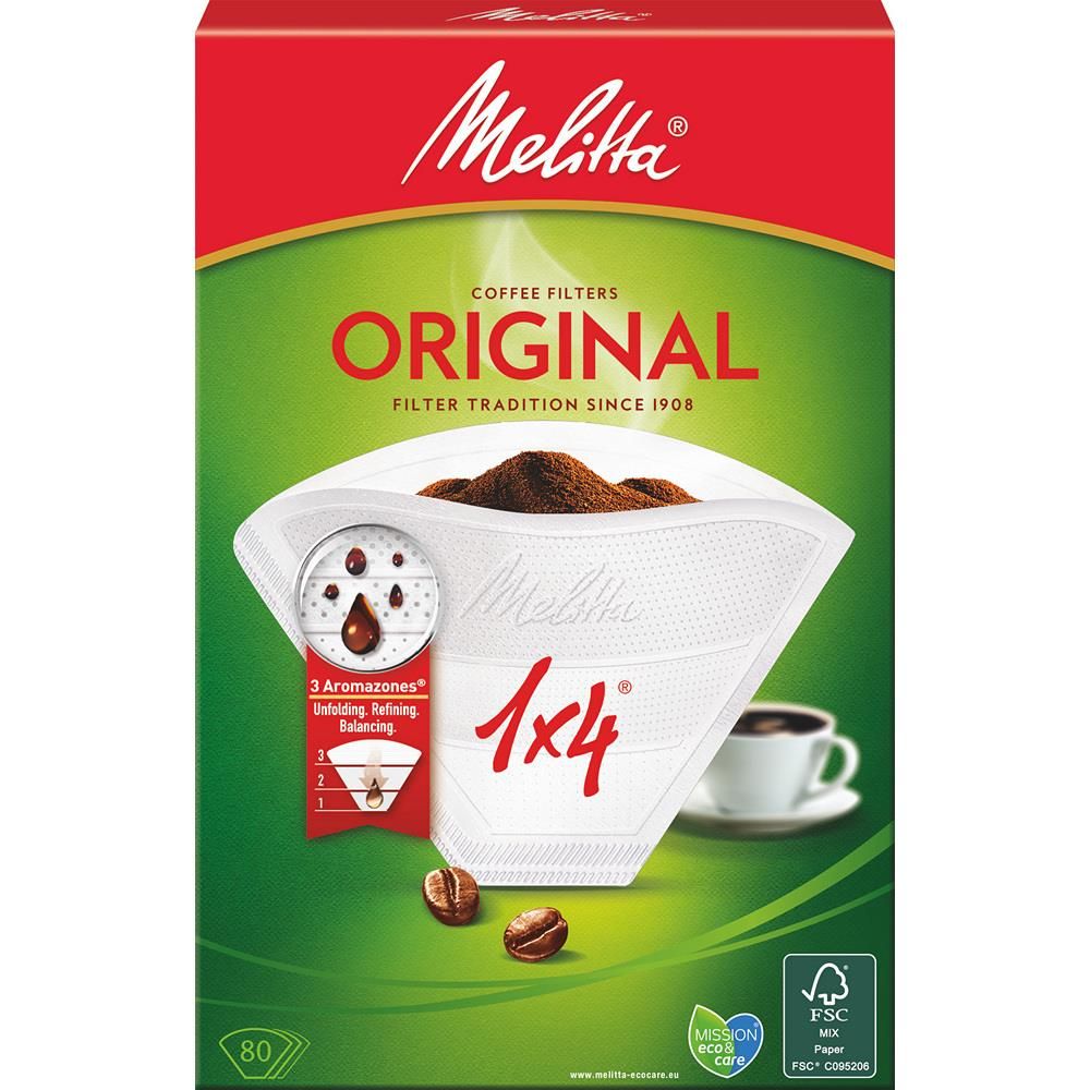 Melitta Original 1x4 - 80 stuks - Koffiefilters
