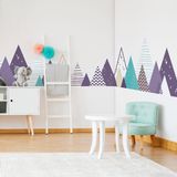 Ambiance Sticker Kinderstickers van Scandinavische bergen, 80 x 135 cm