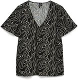 VERO MODA VMEASY JOY V-NECK SS BLOUSE WVN GA Dames T-shirt - Maat XL