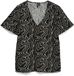 VERO MODA VMEASY JOY V-NECK SS BLOUSE WVN GA Dames T-shirt - Maat XL