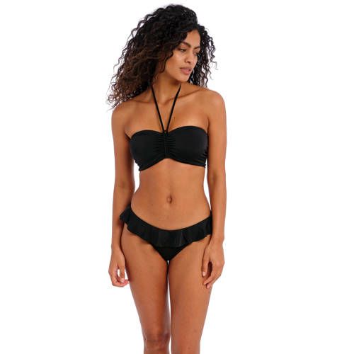 Freya Jewel Cove Bandeau Bikinitop - Zwart