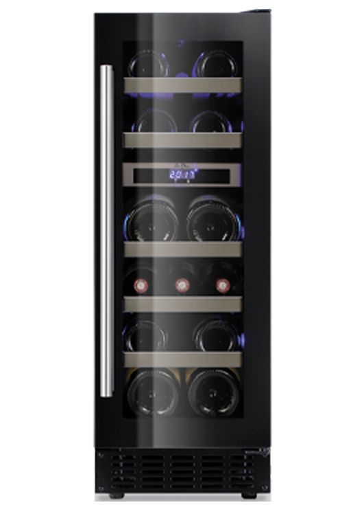 Le Chai LBN160 - Wijnkoeler - 16 flessen - Zwart/RVS