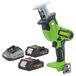 Procraft PSS30bb accu-reciprozaag 20 V borstelloos + 2x accu 2,0 Ah + oplader