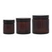 Appelpot Pomma Appelpot van barnsteenkleurig glas, 30 ml, 60 ml en 120 ml