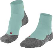 FALKE TK5 Short Wandelsokken anti blaren, lichte padding merinowol sportsokken dames groen - Maat 35-36