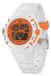 Ice Watch ICE digit explorer - White orange 024002 Horloge - Siliconen - Wit - Ø 41 mm