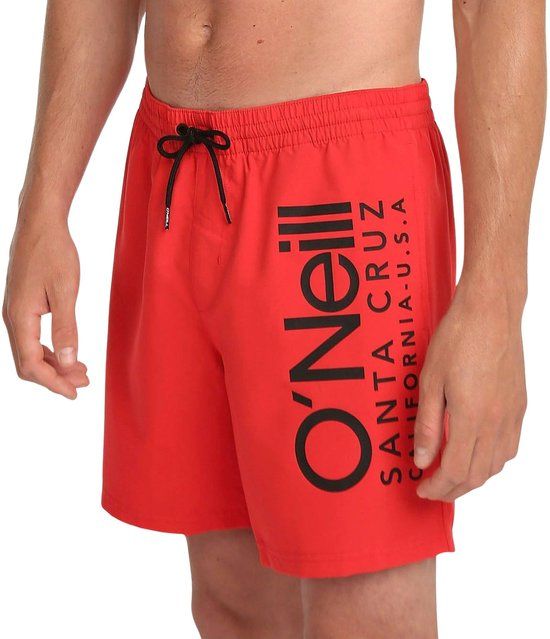 O'Neill Cali 16 Zwemshort Heren - Rood/Zwart - Maat L