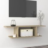 Prolenta Maison Exclusive - TV-meubel voor aan de muur, Sonoma-eikenhout, 103x30x26,5 cm