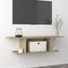 Prolenta Maison Exclusive - TV-meubel voor aan de muur, Sonoma-eikenhout, 103x30x26,5 cm