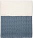 Koeka Amsterdam Wiegdeken Cotton Fleece Wafel Bluestone 100x75cm