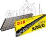 DID Chaîne et pignon kit Alu 525VX3 / 114 Rivet noir