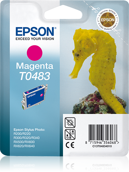 Epson Seahorse inktpatroon Magenta T0483 - Inktcartridge