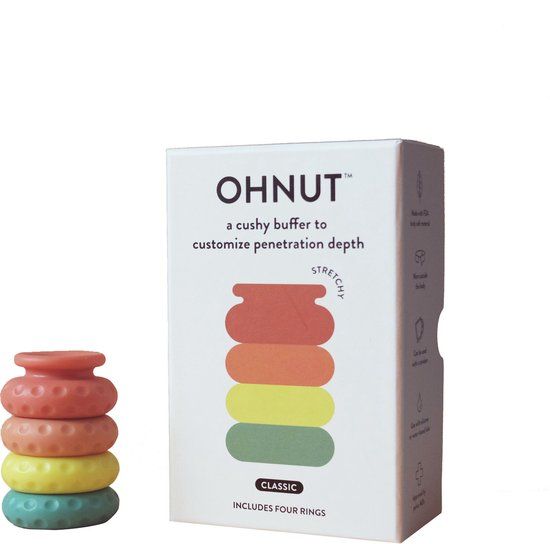 Ohnut - Classic Soft Buffer Rings (Set van 4) Pride Rainbow