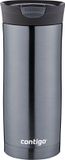 Contigo Huron Snapseal thermosbeker, roestvrijstalen isoleerbeker, koffiebeker-to-go, lekvrij, houdt tot 7 uur warm, vaatwasserbestendig BPA-vrij deksel, 470 ml | Gunmetal