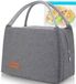 Picknickkoelbox isolerend pour hommes, femmes, enfants, adapté pour le travail, la nourriture, l'école, le bureau, étanche, gris