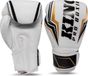 King Pro Boxing Bokshandschoenen - Thor - Leer - Wit/Goud - 10 oz