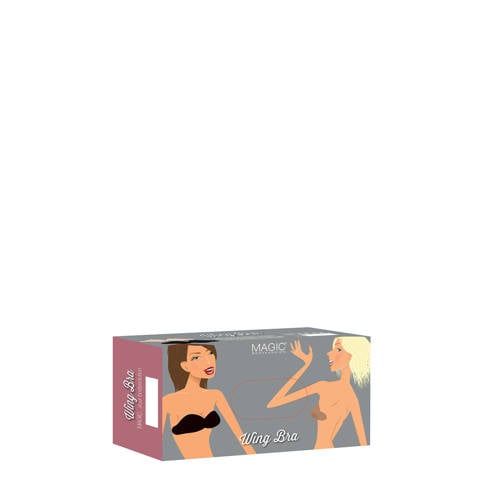 MAGIC Bodyfashion Wing Bra - Voorgevormde Strapless Plak BH - Lichtbeige