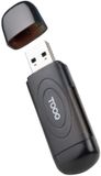 TooQ TQR-3002B, MicroSD, SD, Zwart, USB 3.2 Gen 1 (3.1 Gen 1) Type-A