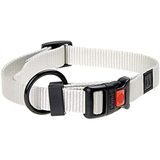 Karlie Art Sportiv Plus verstelbare hondenhalsband, verschillende gemengde kleuren en match, maat L: 55-75 cm, breedte: 40 mm, maat XL, lichtgrijs