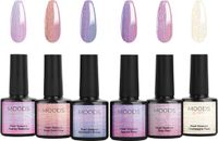 Moods Gellac 6-delige Set - Gellak Starterspakket - Gel Nagellak - 8ML - Pearl Essence