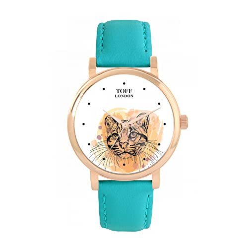 Toff London Ocelot aquarel horloge